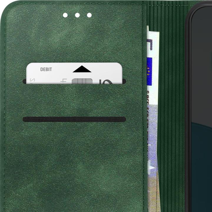 Actual product image OEM Back panel cover TENDER Book Case for OPPO RENO 14 / 14F green (Oppo Reno14, Oppo Reno14 F)