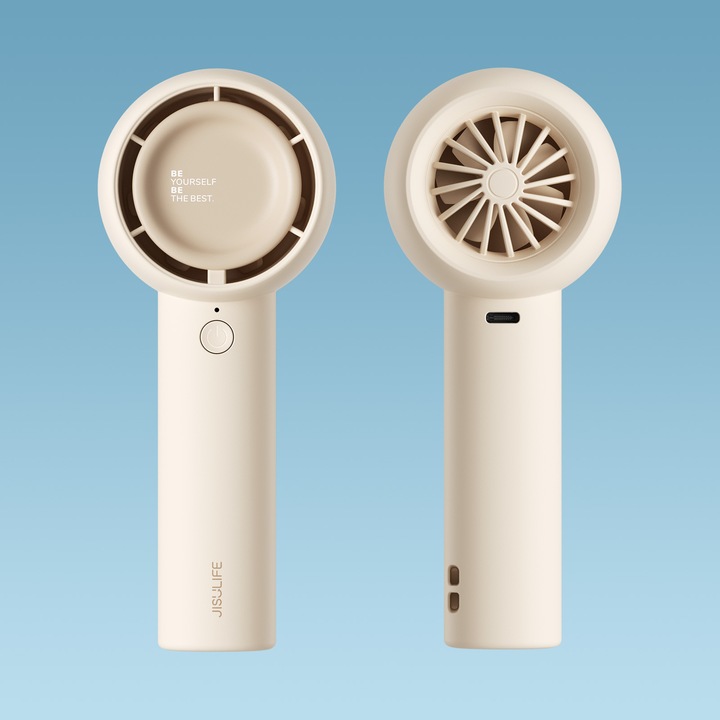 Actual product image Jisulife Handheld Fan Life5 (4500nAh FA42-1) brown
