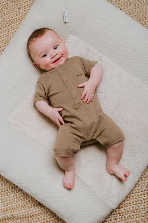 Produktbild Baby's only Strampler kurzer Ärmeln Melange clay - 68 (68)