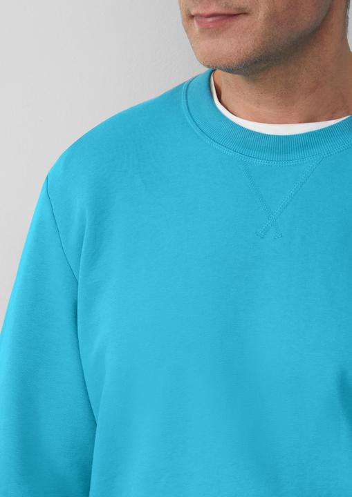 Produktbild s.Oliver Sweatshirt Sweatshirt mit Label-Stickerei (XXL)