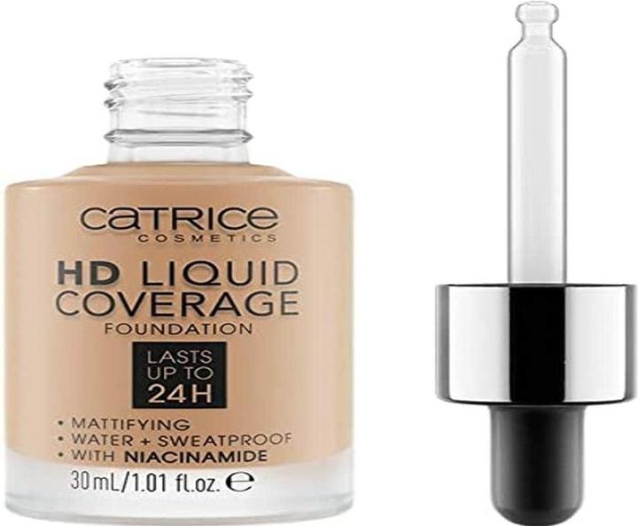 Catrice HD LIQUID COVERAGE FOUNDATION lasts up to 24h #050-rosy ash 30 ml (050-rosy ash)