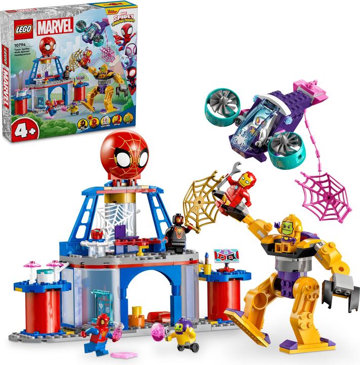 Image du produit LEGO Le quartier général de l'équipe de Spidey (10794, LEGO Marvel)