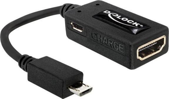 Produktbild Delock Micro-B USB — HDMI (Typ A) (HDMI, 15 cm)