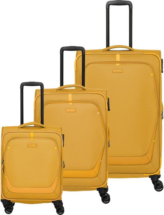 Actual product image Travelite Umbria 4 Rollen Kofferset 3-teilig mit Dehnfalte (207 l)