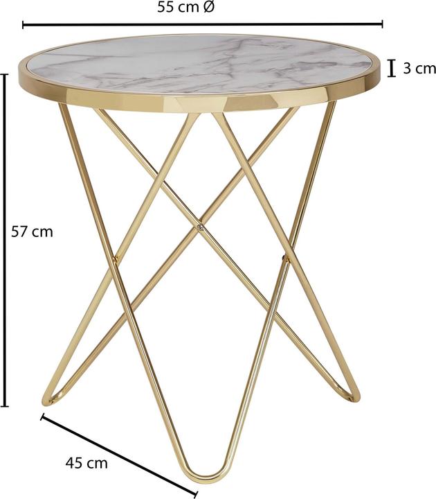 Image du produit FineBuy Rodrigo (55 x 55 x 57 cm)