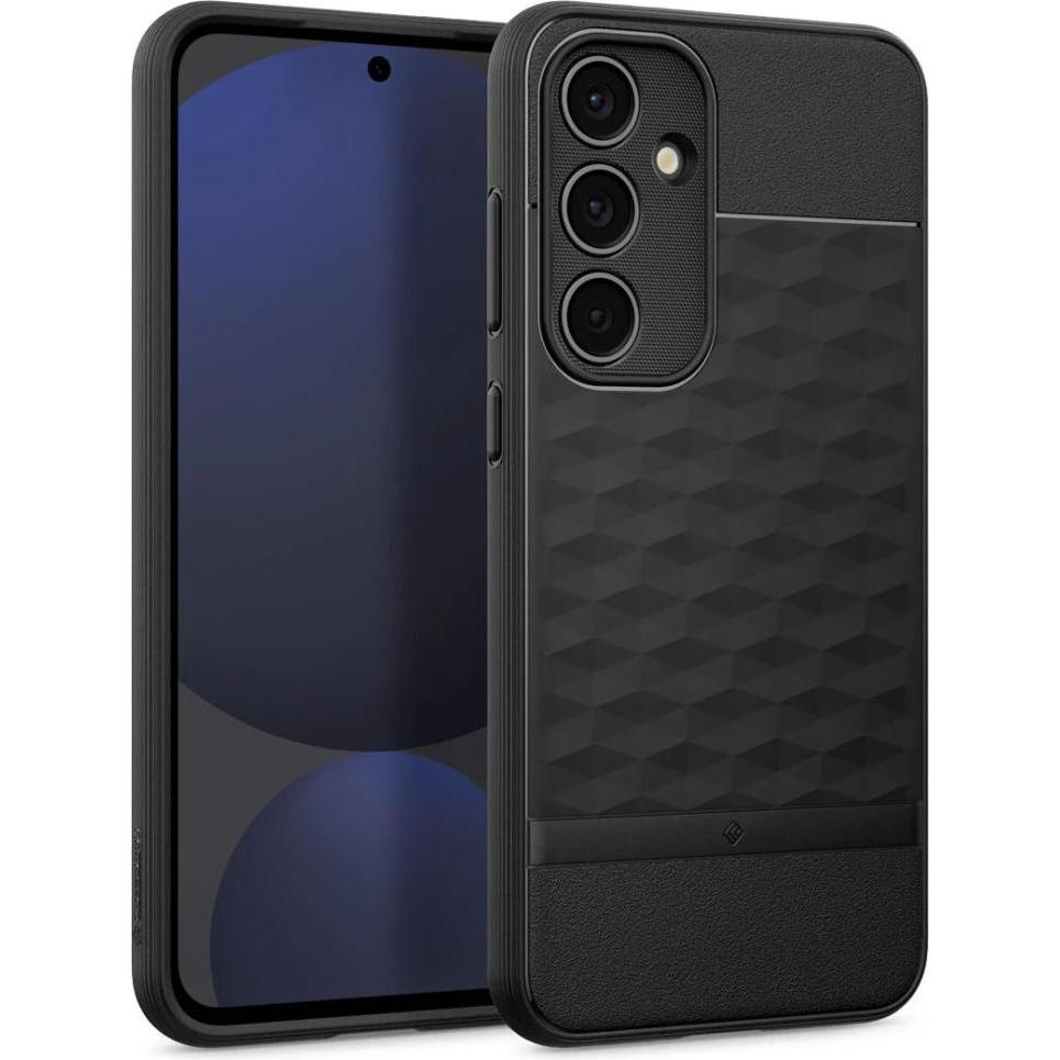 Spigen Caseology Parallax Sam FE matte black ACS08629 (Samsung Galaxy S24), Smartphone Hülle, Schwarz
