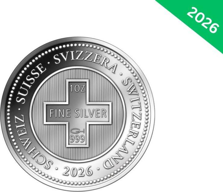 Produktbild Creativations Silbervreneli Münze – die jüngere Schwester des Goldvreneli (Jahr 2026) (1.00, 2026)