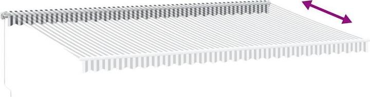 Produktbild vidaXL Einziehbare Markise (6 m)