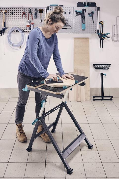 Immagine prodotto wolfcraft 1 Tavolo di serraggio MASTER 650 ERGO (65 cm, 72 cm)