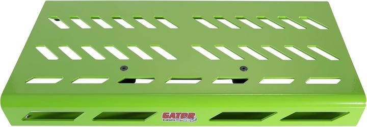 Actual product image Gator GPB-BAK-GR Aluminum pedal board green w/Carry Bag (Electric guitar)