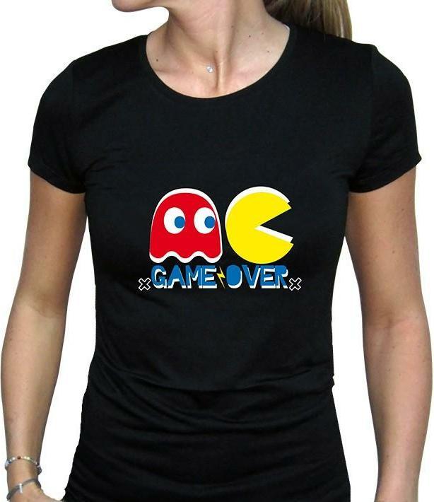 ABYstyle § Pac-Man - Tshirt Game Over Femme MC Black XL (XL)
