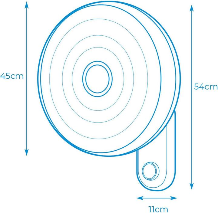 Produktbild EDM Wandventilator Weiss 50 W