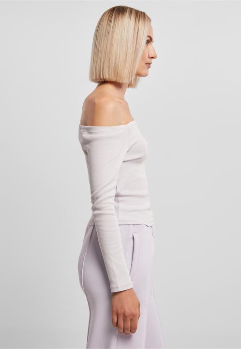 Produktbild Urban Classics Ladies Off Shoulder Rib Longsleeve - 16497 (L)