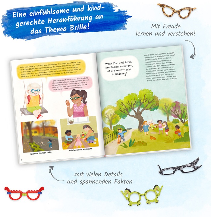 Produktbild Kinderbuch Hurra, ich trage eine Brille (Deutsch, Trötsch Verlag GmbH & Co.KG, 2023)