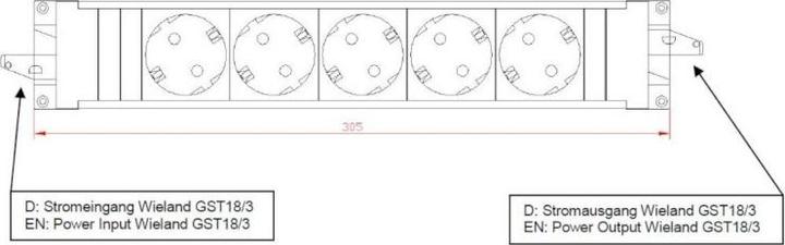 Image du produit Bachmann STEP BASE 5x contact de protection (5 x, CEE 7/3)