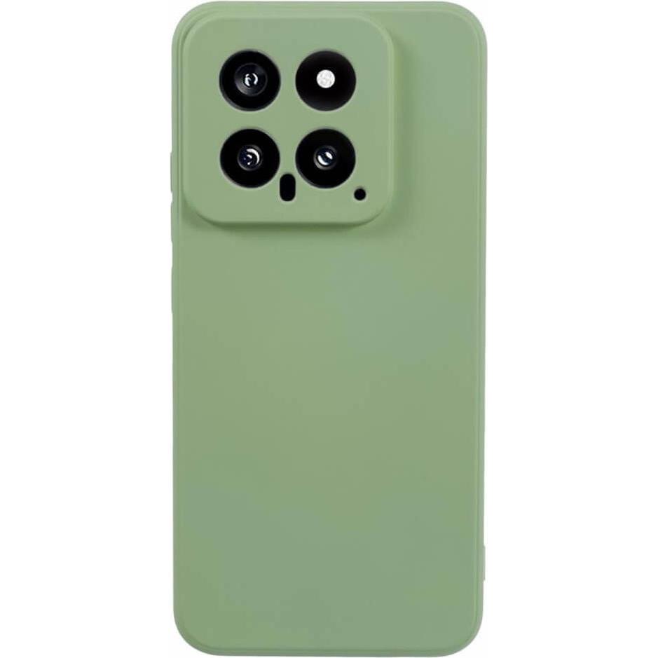 Cover-Discount Xiaomi 14 - Silikon Gummi Hülle hellgrün (Xiaomi 14), Smartphone Hülle, Grün