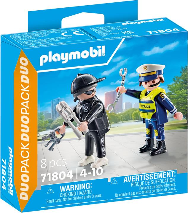 Produktbild Playmobil Polizist und Einbrecher (71804, Playmobil Figures)