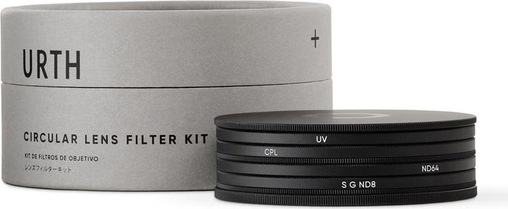Urth 82mm UV, polarisation circulaire (CPL), ND64, Soft Grad ND8 Lens Filter Kit (Plus+) (Filtre UV, 82 mm)