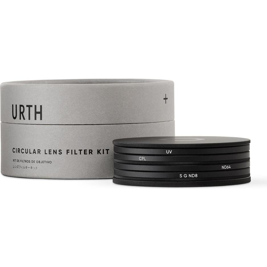 Urth 82mm UV, Circular Polarizing (CPL), ND64, Soft Grad ND8 Lens Filter Kit (Plus+) (UV-Filter, 82 mm), Objektivfilter