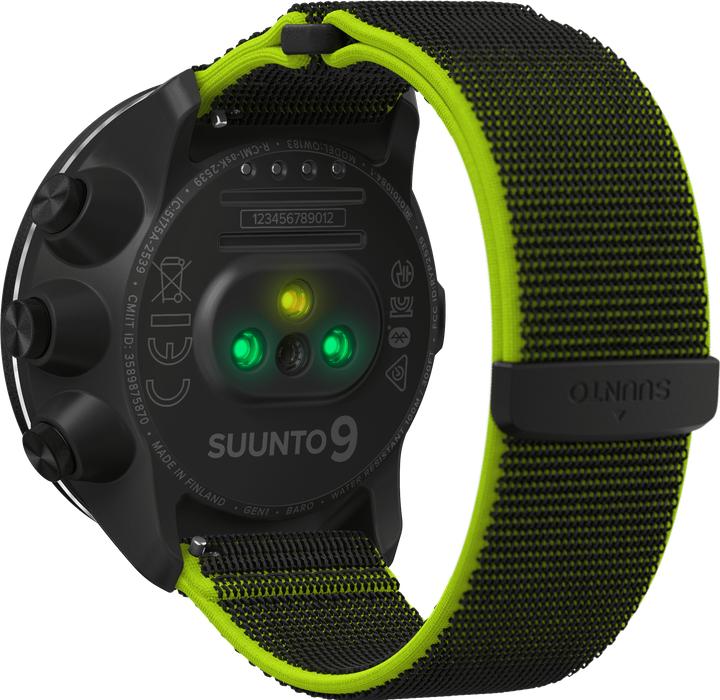 Actual product image Suunto 9 Baro Lime (50 mm)
