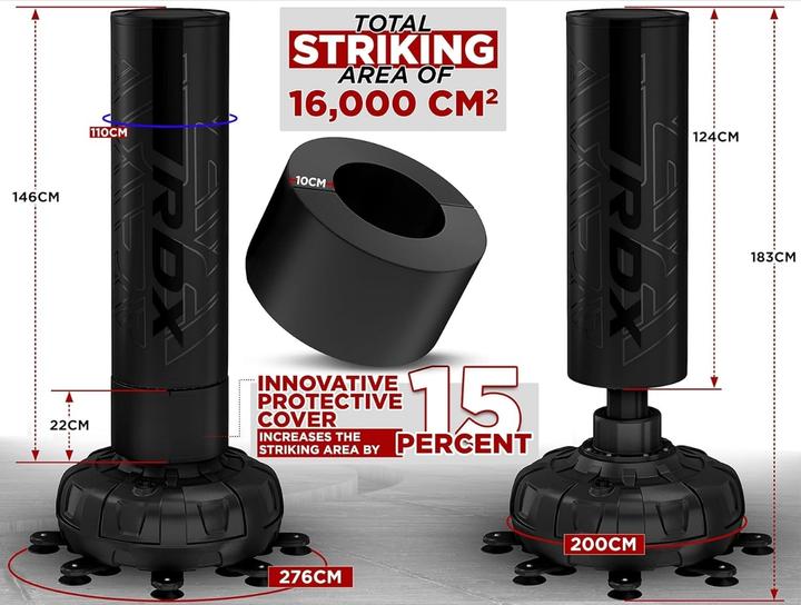 Image du produit Rdx Free Standing Punch Bag F6 (180 cm, 18.05 kg)