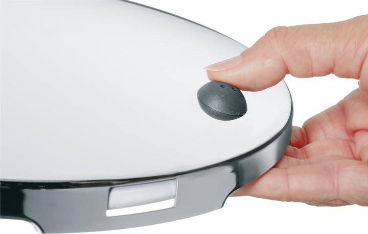 Produktbild WMF Dampfkochtopf Schnellkochtopf 2,5l Perfect Induktion Edelstahl 18/10 (18 cm, Dampfkochtopf, Edelstahl)