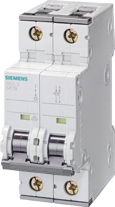 Produktbild Siemens MCB 2 Pole Type D 10kA 16A 400V