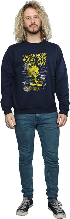 Immagine prodotto Looney Tunes Tweety Pie More Puddy Tats Felpa Uomo (3XL)