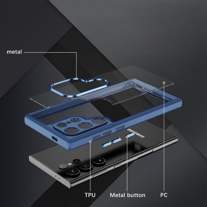 Produktbild Cover-Discount Hülle mit Kameraschutz blau (Samsung Galaxy S24 Ultra)