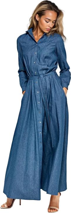Produktbild Nife Kleid Hemdbluse lang Damen (36)