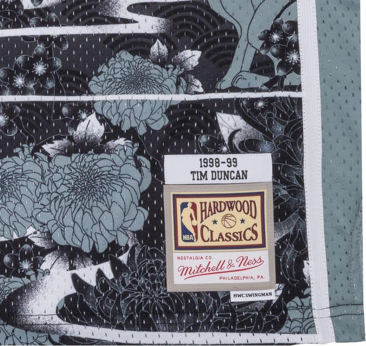 Actual product image Mitchell & Ness Swingman Mesh Jersey San Antonio Spurs ASIAN Tim Duncan - M (M)