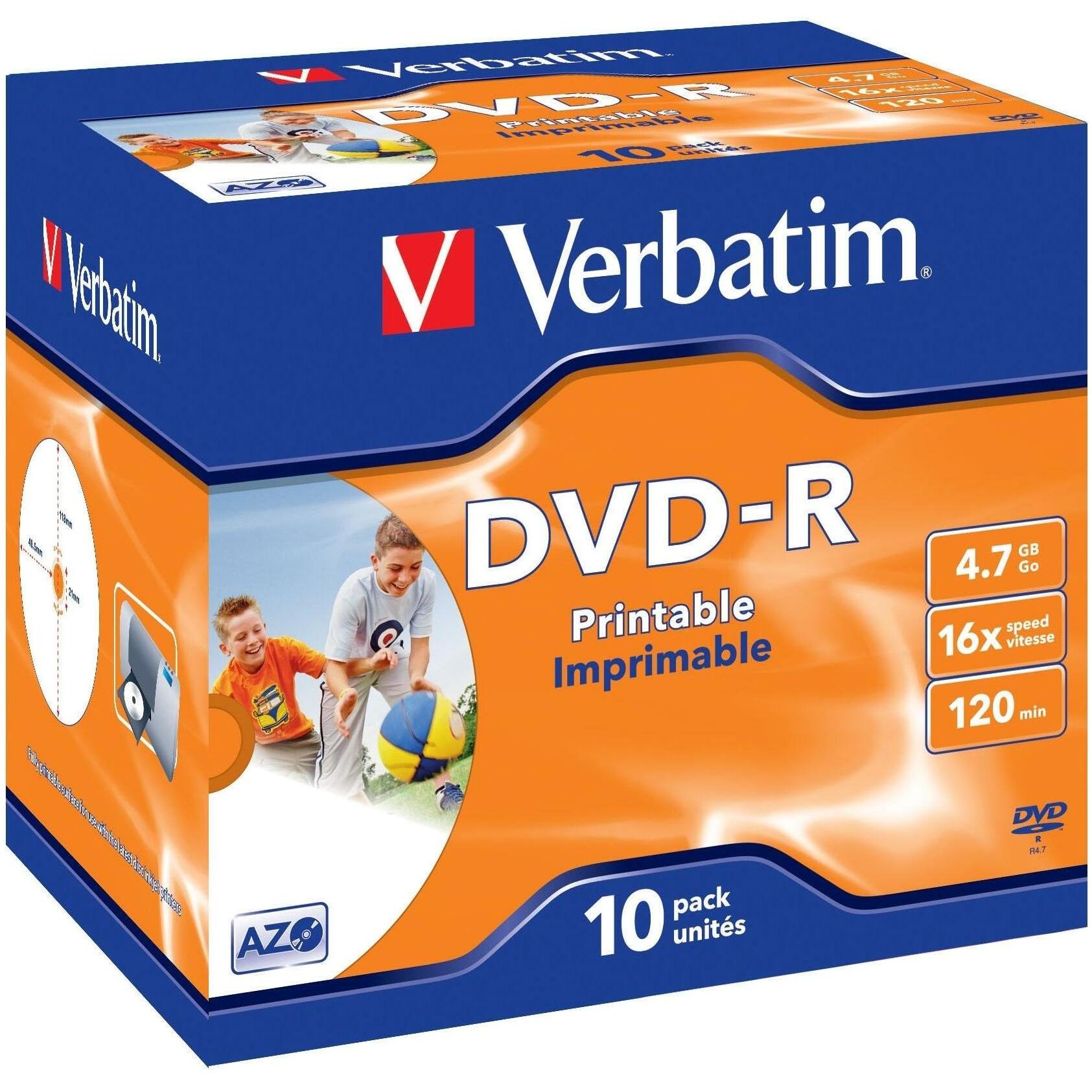 Verbatim Dvd-R (10 x), Optischer Datenträger