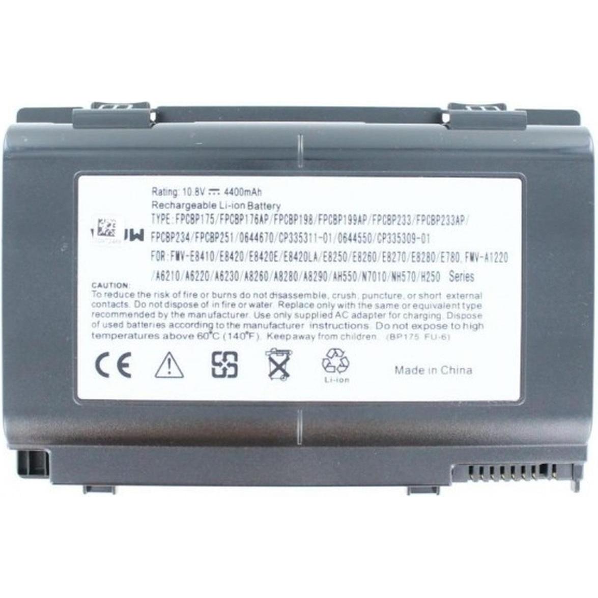 AGI 107824 - Akku - ASUS - Lifebook A6360 (4400 mAh), Notebook Akku, Schwarz