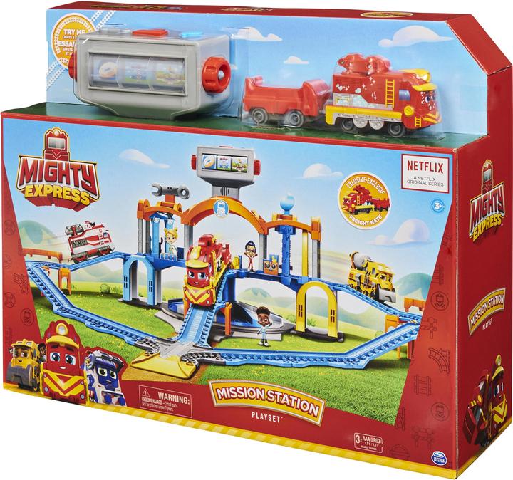 Actual product image Spin Master Mighty Express Mission Station Track