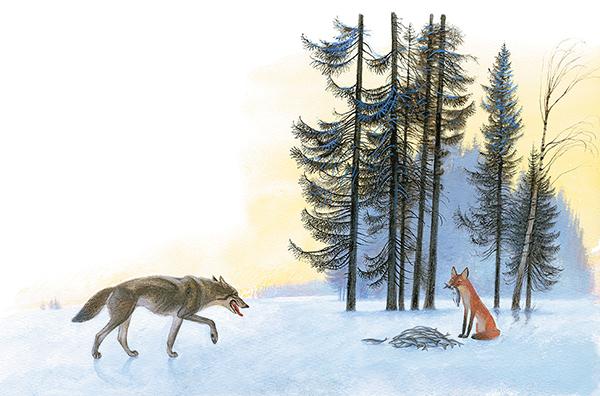 Produktbild Die Füchsin und der Wolf (Deutsch, Evelies Schmidt, Nikolai Alexandrowit Ustinov, 2018)