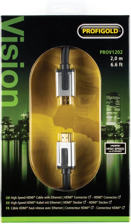 Produktbild Profigold SKY High-Speed HDMI-Kabel mit Ethernet (2 m, HDMI)
