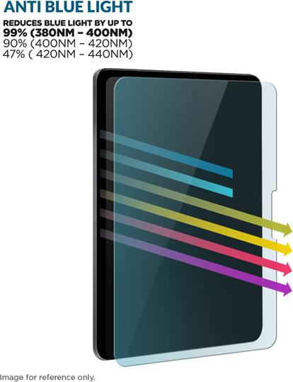 Image du produit Eiger Anti-reflektierendes Glas mit Blaulicht-Filter Full Screen Fit Mountain Blue Tablet Screen P (1 pièce(s), iPad Air 11 2024 (M2))