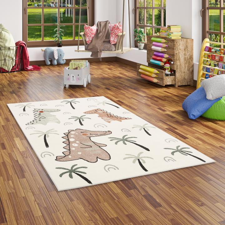 Produktbild Pergamon Kinder Teppich Softstar Kids Lustige Dinos (200 x 290 cm)