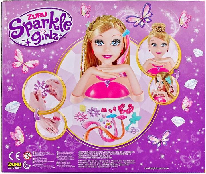 Image du produit BigBuy Fun Poupée coiffeuse Sparkle Girlz Buste