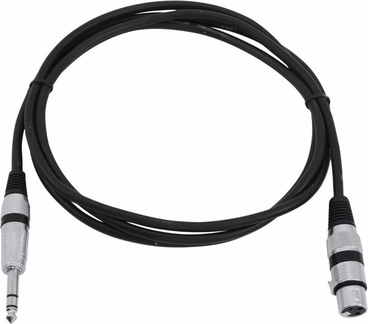 Produktbild Omnitronic Adapterkabel 2,0 m XLR(F)/6,3mm Klinke (2 m, XLR Kabel)