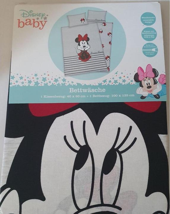 Produktbild Herding Disney Minnie Mouse - Wendebettwäsche - 40 x 60 / 135 x 100 cm