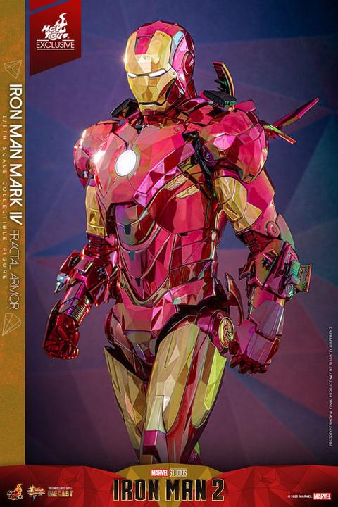 Produktbild Hot Toys Iron Man figurine Movie Masterpiece Diecast 1/6 Iron Man Mark VI (Fractal Armor) Exclusive