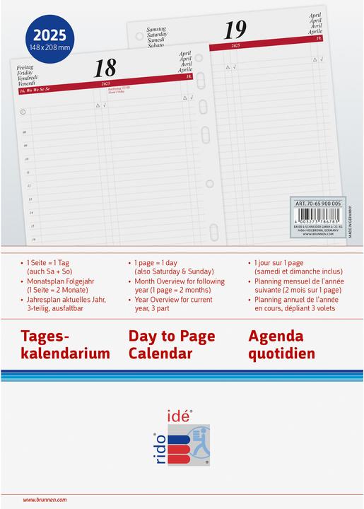 Actual product image Idé TIMING Jahresinhalt (A5)