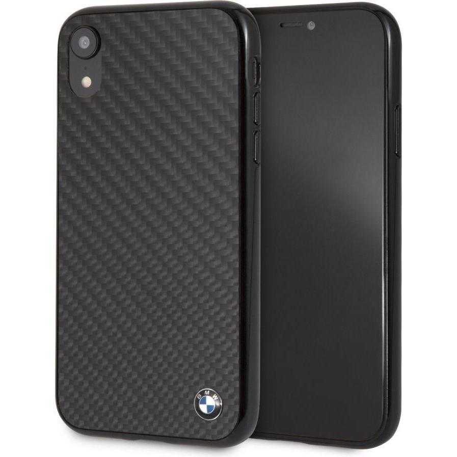 BMW Etui hardcase BMHCI61MBC iPhone Xr czarny/black Siganture-Carbon (Apple iPhone XR) (BMHCI61MBC)