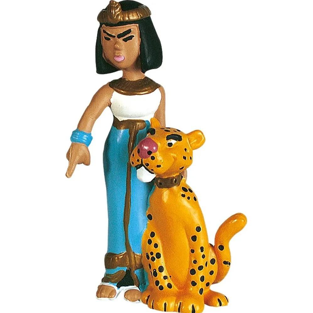 Plastoy Asterix Kleopatra mit Leopard (PLA60513)