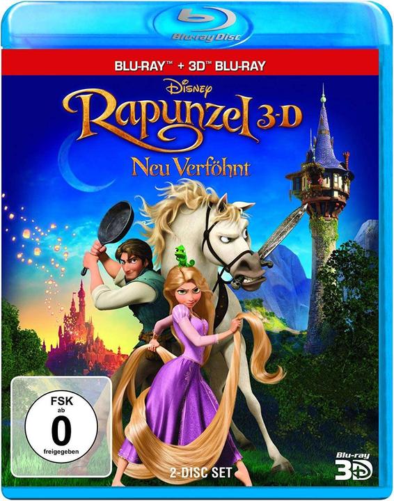 Produktbild Rapunzel Neu verföhnt (3D Blu-ray, 2010, Schwedisch, Russisch, Englisch, Isländisch, Deutsch, Dänisch, Finnisch, Norwegisch)