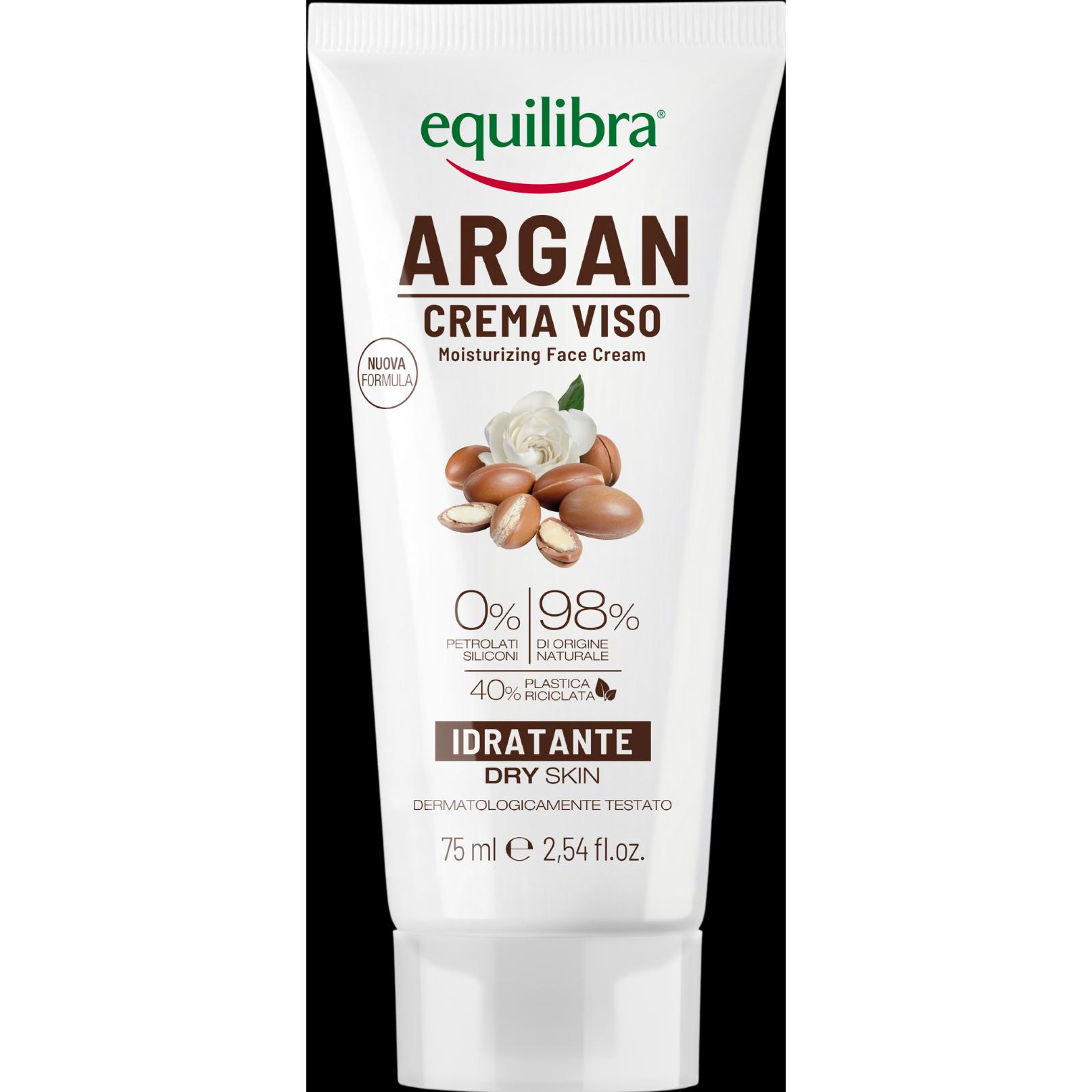 Equilibra, Gesichtscreme, EQUILIBRA Argan Moisturizing Face Cream nawilżający krem do twarzy 75ml (75 ml, 24h Creme)