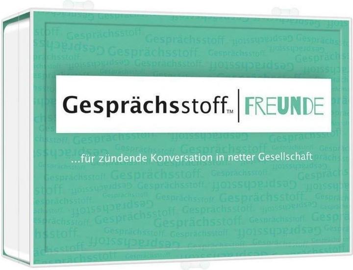 Produktbild Gesprächsstoff Freunde (Deutsch, 2 - 8 Spieler)