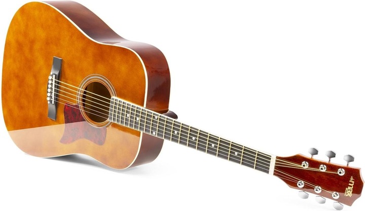 Immagine prodotto Max Chitarra Acustica SoloJam Set Naturale Scuro (Set di chitarre acustiche, Palissandro, Tiglio)