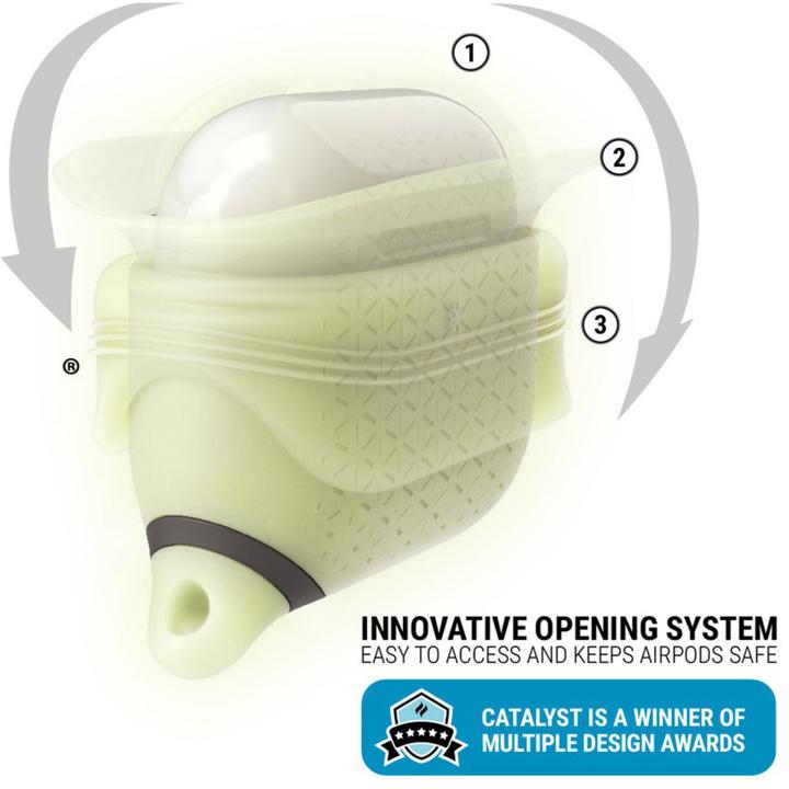 Productafbeelding Catalyst Vibe Waterdichte Beschermhoes voor AirPods Geel (Hoofdtelefoon hoes)